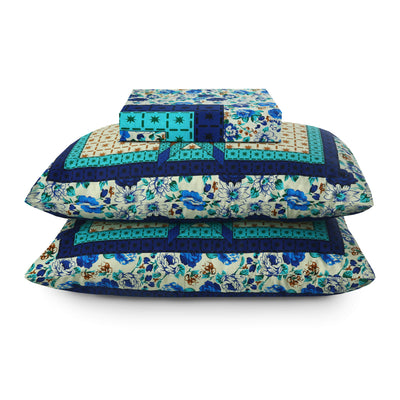 Dastaan 4Pcs Cotton Printed Bedsheet Set
