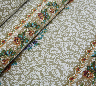 Sea Shell 4Pcs Cotton Printed Bedsheet Set