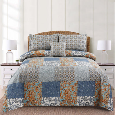 Heaven Flora 4Pcs Cotton Printed Bedsheet Set