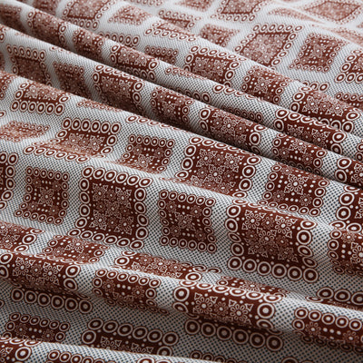 Orange Nector 4Pcs Cotton Printed Bedsheet Set