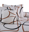 Doodle Pattern 4Pcs Cotton Printed Bedsheet Set