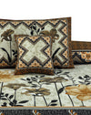 Woven Tuck 4Pcs Cotton Printed Bedsheet Set