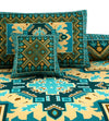 Comfy Chaos 4Pcs Cotton Printed Bedsheet Set