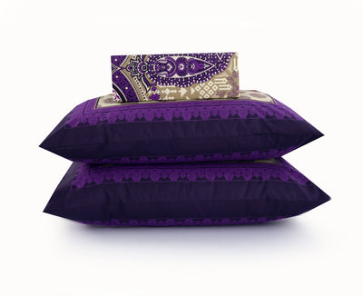 Groovy Luxe 4Pcs Cotton Printed Bedsheet Set