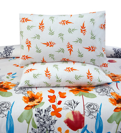 Sunny Day Cotton Printed Bedsheet Set